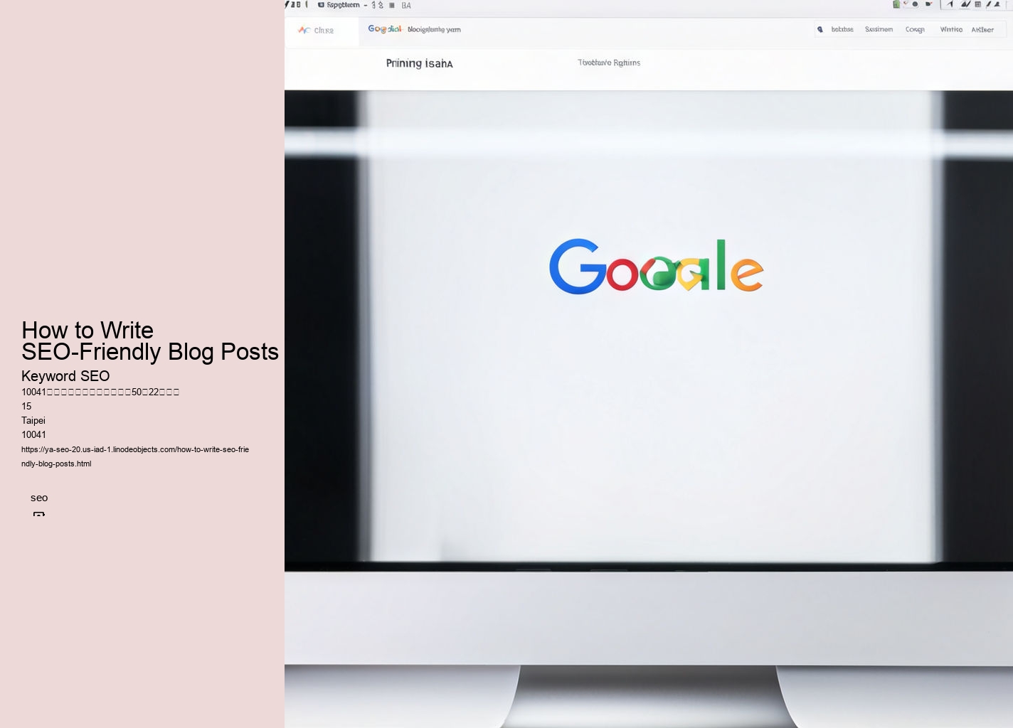 How to Write SEO-Friendly Blog Posts